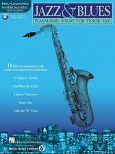 Jazz & Blues - Play-Along Solos - Tenor Sax Book/Online Audio