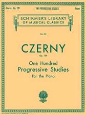 Carl Czerny 100 Progressive Studies Without Octaves Op. 139 Schirmer Classics Vol. 153 Piano Technique Songbook Late Intermediate Method and Sheet Music Classical Instruction Book