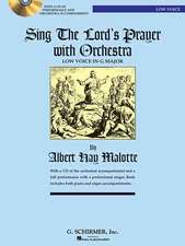 Sing the Lord's Prayer with Orchestra: Low Voice in G Major