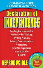 Declaration of Independence Common Core Lessons & Activities