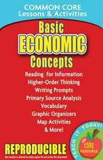 Basic Economic Concepts Common Core Lessons & Activities