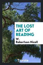 The Lost Art of Reading