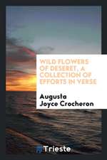 Wild Flowers of Deseret, a Collection of Efforts in Verse