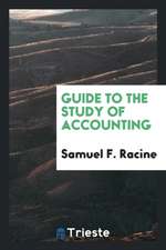 Guide to the Study of Accounting