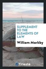 Supplement to the Elements of Law