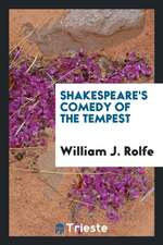 Shakespeare's Comedy of the Tempest