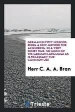 German in Fifty Lessons