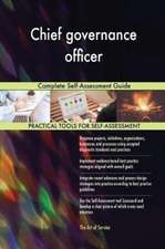 Chief governance officer Complete Self-Assessment Guide