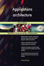 Applications architecture Third Edition