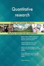 Quantitative research A Clear and Concise Reference