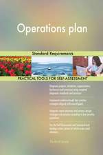 Operations plan Standard Requirements