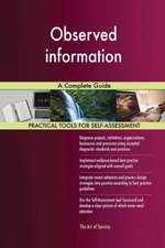 Observed information A Complete Guide