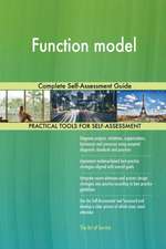 Function model Complete Self-Assessment Guide
