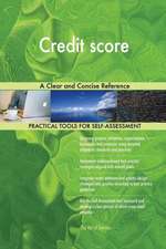 Credit score A Clear and Concise Reference