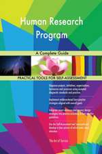 Human Research Program A Complete Guide
