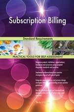 Subscription Billing Standard Requirements