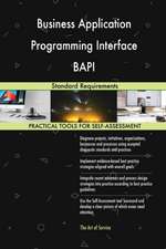 Business Application Programming Interface BAPI Standard Requirements