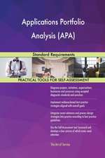 Applications Portfolio Analysis (APA) Standard Requirements