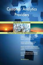 Customer Analytics Providers Standard Requirements