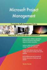 Microsoft Project Management Complete Self-Assessment Guide