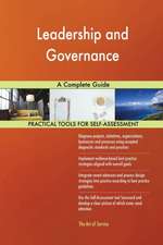 Leadership and Governance A Complete Guide