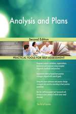 Analysis and Plans Second Edition