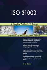 ISO 31000 A Complete Guide - 2019 Edition