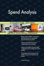 Spend Analysis A Complete Guide - 2019 Edition