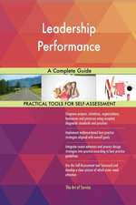 Leadership Performance A Complete Guide