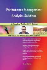 Performance Management Analytics Solutions A Complete Guide - 2019 Edition