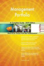 Management Portfolio A Complete Guide - 2019 Edition