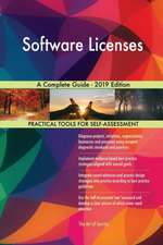 Software Licenses A Complete Guide - 2019 Edition