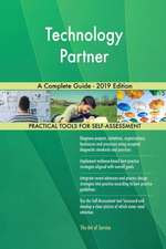 Technology Partner A Complete Guide - 2019 Edition