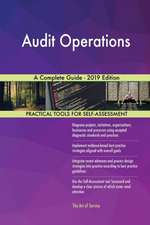 Audit Operations A Complete Guide - 2019 Edition