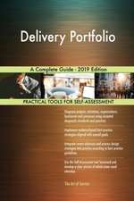 Delivery Portfolio A Complete Guide - 2019 Edition