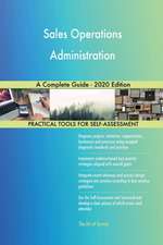 Sales Operations Administration A Complete Guide - 2020 Edition