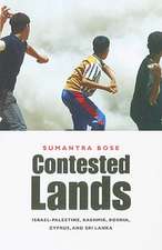 Contested Lands – Israel–Palestine, Kashmir, Bosnia, Cyprus, and Sri Lanka (OISC)