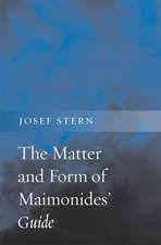 The Matter and Form of Maimonides′ Guide