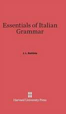 Essentials of Italian Grammar