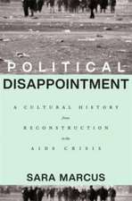 Political Disappointment – A Cultural History from Reconstruction to the AIDS Crisis