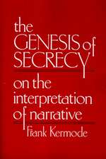 The Genesis of Secrecy – On the Interpretation of Narrative (Paper)