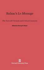 Balzac's Le Message