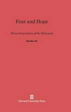 Fear and Hope