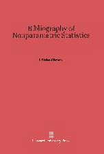 Bibliography of Nonparametric Statistics