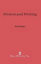 Printers and Printing