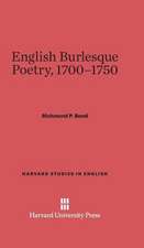 English Burlesque Poetry, 1700-1750