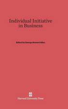 Individual Initiative in Business