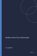 Studies in the Text of Jeremiah