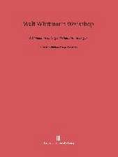 Walt Whitman's Workshop