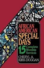 African American Special Days